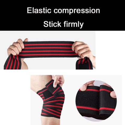 ผ้าพันแผลสี่แถบไนลอน 2 ชิ้นห่อสนับเข่ากีฬา, Nylon Knee Pads(Black Red), Nylon Knee Pads (Black Yellow), Nylon Knee Pads (Black Light Blue), Nylon Knee Pads (Black Green), Nylon Knee Pads (Black Orange), Nylon Knee Pads (Black Ash)                      ...