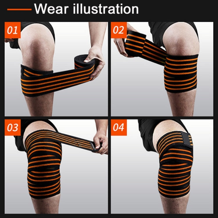 ผ้าพันแผลสี่แถบไนลอน 2 ชิ้นห่อสนับเข่ากีฬา, Nylon Knee Pads(Black Red), Nylon Knee Pads (Black Yellow), Nylon Knee Pads (Black Light Blue), Nylon Knee Pads (Black Green), Nylon Knee Pads (Black Orange), Nylon Knee Pads (Black Ash)                      ...