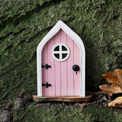 ลานไม้ขนาดเล็ก Fairy Dwarf Door Tree ตกแต่ง, Window Door (Green), Window Door (Pink), Window Door (Red), Window Door (Yellow), Oval Door (Blue), Oval Door (Red), Oval Door (Yellow)