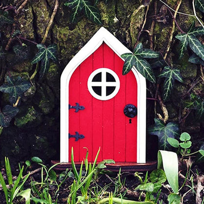 ลานไม้ขนาดเล็ก Fairy Dwarf Door Tree ตกแต่ง, Window Door (Green), Window Door (Pink), Window Door (Red), Window Door (Yellow), Oval Door (Blue), Oval Door (Red), Oval Door (Yellow)