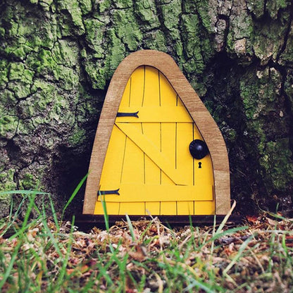 ลานไม้ขนาดเล็ก Fairy Dwarf Door Tree ตกแต่ง, Window Door (Green), Window Door (Pink), Window Door (Red), Window Door (Yellow), Oval Door (Blue), Oval Door (Red), Oval Door (Yellow)
