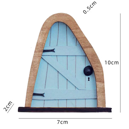 ลานไม้ขนาดเล็ก Fairy Dwarf Door Tree ตกแต่ง, Window Door (Green), Window Door (Pink), Window Door (Red), Window Door (Yellow), Oval Door (Blue), Oval Door (Red), Oval Door (Yellow)