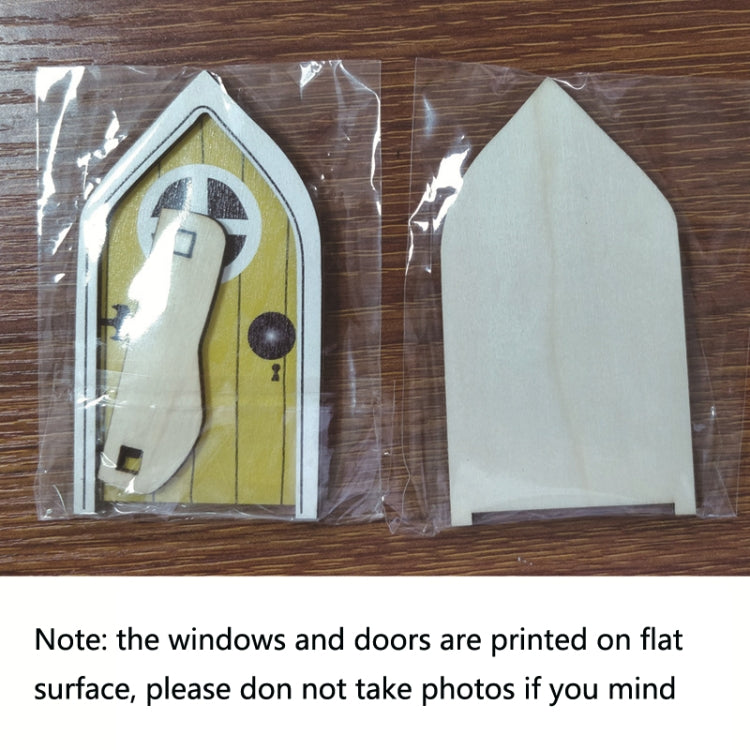 ลานไม้ขนาดเล็ก Fairy Dwarf Door Tree ตกแต่ง, Window Door (Green), Window Door (Pink), Window Door (Red), Window Door (Yellow), Oval Door (Blue), Oval Door (Red), Oval Door (Yellow)