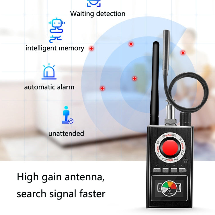 K88 เครื่องตรวจจับสัญญาณ Anti-Stealing Anti-Stealing GPS Scan Detector Defense Tracking Camera Detector, K88