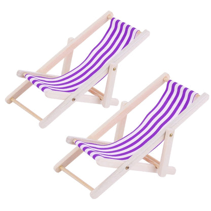 2 PCS 1:12 เก้าอี้เลานจ์ชายหาดแบบจำลองฉากชายหาดกลางแจ้งอุปกรณ์ประกอบฉากสามารถพับได้, Beach Lounge Chair(Red), Beach Lounge Chair(Purple), Beach Lounge Chair(Yellow), Beach Lounge Chair(Sky Blue), Beach Lounge Chair(Royal Blue)