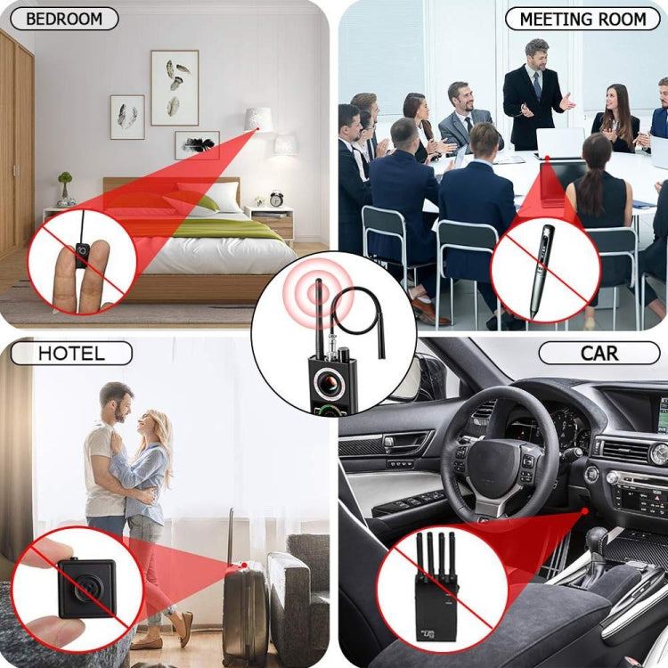 K68 Hotel Anti-Sneak Shooting Anti-Location การตรวจจับอัตโนมัติ Anti-Eavesdropping และ Anti-Monitoring Camera Signal Detector, K68