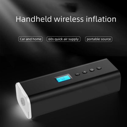 H68 มือถือมินิไร้สายสมาร์ทรถ Inflator ปั๊มลมยางมัลติฟังก์ชั่นแบบพกพา, H68 Wireless