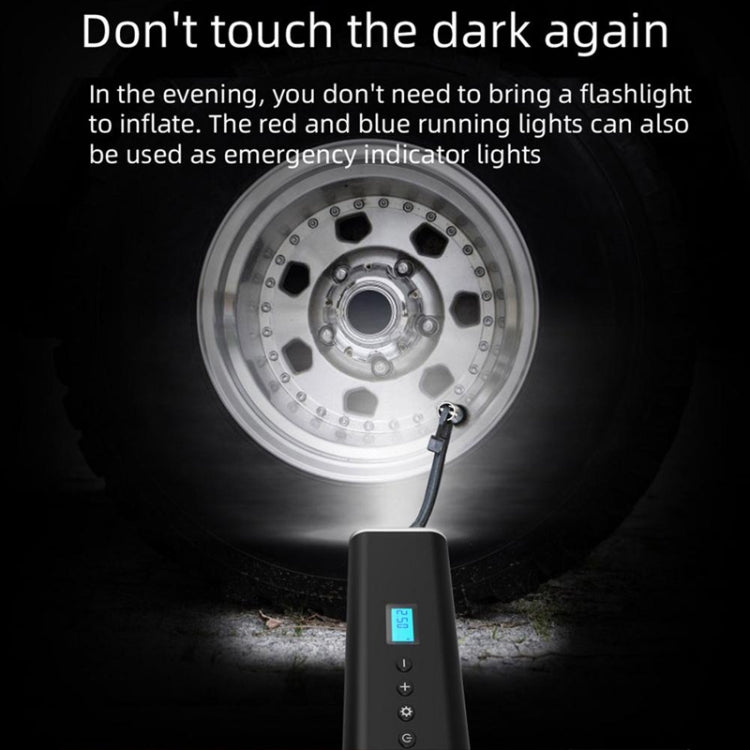 H68 มือถือมินิไร้สายสมาร์ทรถ Inflator ปั๊มลมยางมัลติฟังก์ชั่นแบบพกพา, H68 Wireless