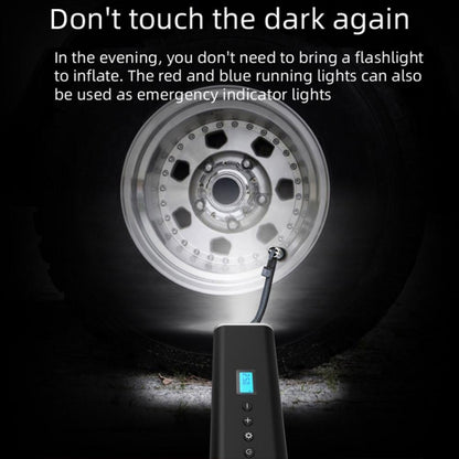 H68 มือถือมินิไร้สายสมาร์ทรถ Inflator ปั๊มลมยางมัลติฟังก์ชั่นแบบพกพา, H68 Wireless