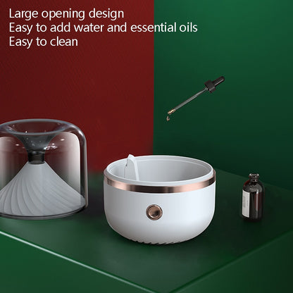 HX-930 Home Bedroom Round Mirror Essential Oil Aromatherapy Machine อัลตราโซนิก Atomization Hydrating Spray Humidifier
