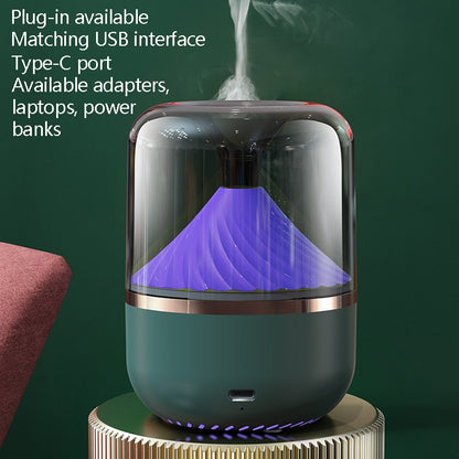 HX-930 Home Bedroom Round Mirror Essential Oil Aromatherapy Machine อัลตราโซนิก Atomization Hydrating Spray Humidifier
