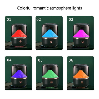 HX-930 Home Bedroom Round Mirror Essential Oil Aromatherapy Machine อัลตราโซนิก Atomization Hydrating Spray Humidifier