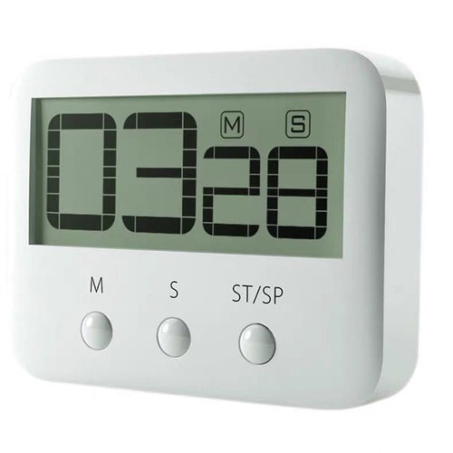 118S LCD Digital แสดงผล นาฬิกาจับเวลาถอยหลัง นาฬิกาจับเวลาครัวหน้าจอขนาดใหญ่, 118S