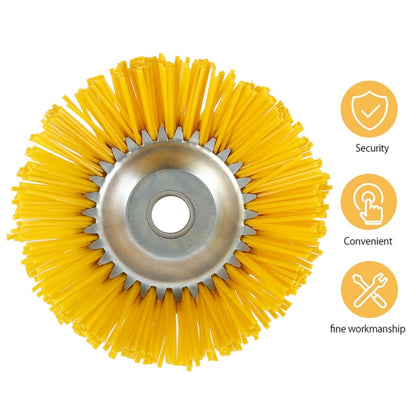 8 นิ้วลวดไนล่อนเครื่องกำจัดวัชพืชหัวชามชนิดแปรงกำจัดวัชพืช, 8 Inch Weeding Brush