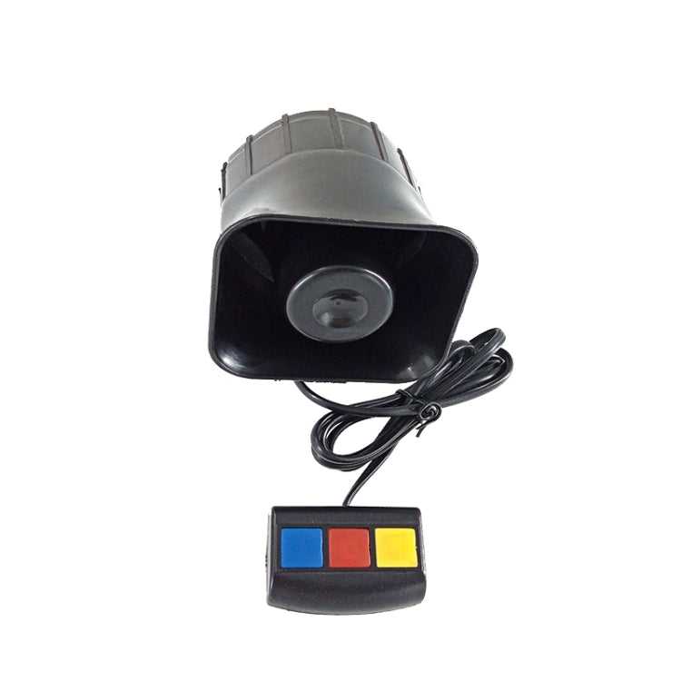 ลำโพงสามเสียงปลุกสี่เหลี่ยม 12V 30W ลำโพงรถจักรยานยนต์รถยนต์