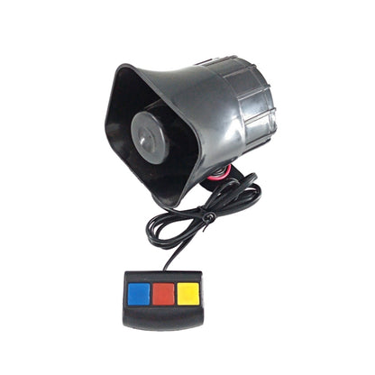 ลำโพงสามเสียงปลุกสี่เหลี่ยม 12V 30W ลำโพงรถจักรยานยนต์รถยนต์