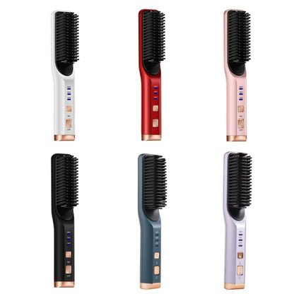 2 in 1 Curling and Straightening Dual-Use Mini Multi-Function Hair Straightener, Color :, White, Red, Pink, Black, Blue, Purple