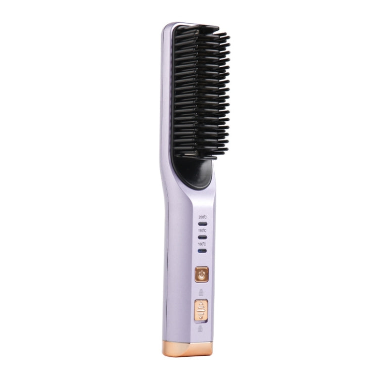 2 in 1 Curling and Straightening Dual-Use Mini Multi-Function Hair Straightener, Color :, White, Red, Pink, Black, Blue, Purple