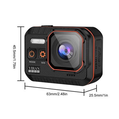 SC002-12 4K กล้องกีฬากลางแจ้ง WiFi ดำน้ำกล้องมินิกันน้ำ, Black