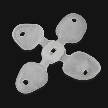 5 คู่ SEBS วัสดุ Big Feet Hallux Valgus Corrector เข็มขัดแก้ไขที่นุ่มสบาย, 1 Pair SEBS White