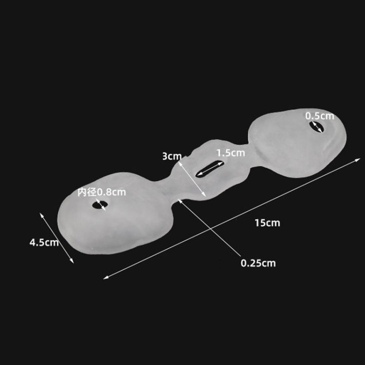 5 คู่ SEBS วัสดุ Big Feet Hallux Valgus Corrector เข็มขัดแก้ไขที่นุ่มสบาย, 1 Pair SEBS White