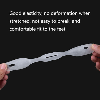 5 คู่ SEBS วัสดุ Big Feet Hallux Valgus Corrector เข็มขัดแก้ไขที่นุ่มสบาย, 1 Pair SEBS White