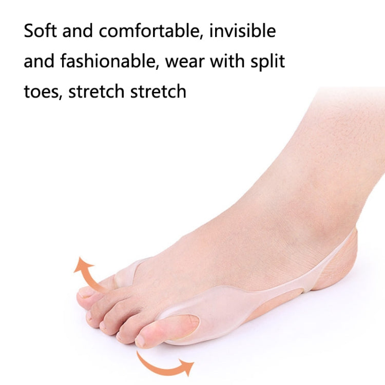 5 คู่ SEBS วัสดุ Big Feet Hallux Valgus Corrector เข็มขัดแก้ไขที่นุ่มสบาย, 1 Pair SEBS White