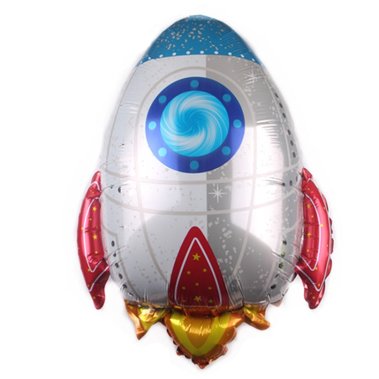 10 PCS Space อลูมิเนียมฟิล์มบอลลูนเด็กตกแต่งลูกโป่งตกแต่งงานเลี้ยงวันเกิดสไตล์:, Golden Space Man, Double-sided Space Man, Round Rocket, Space Rocket, Astronaut, Earth, Retro Plane, Universe, Space Birthday, Blue