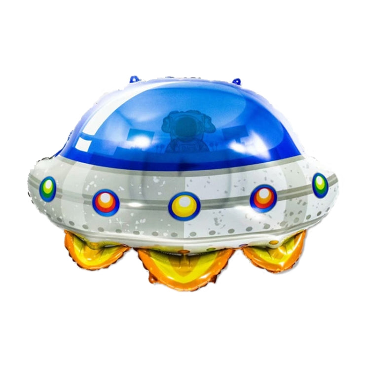 10 PCS Space อลูมิเนียมฟิล์มบอลลูนเด็กตกแต่งลูกโป่งตกแต่งงานเลี้ยงวันเกิดสไตล์:, Golden Space Man, Double-sided Space Man, Round Rocket, Space Rocket, Astronaut, Earth, Retro Plane, Universe, Space Birthday, Blue