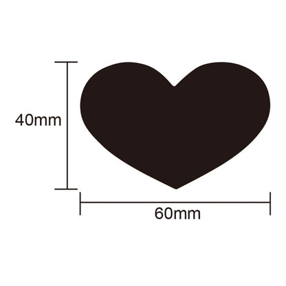 5 PCS PVC สติ๊กเกอร์ลบได้ครัวทำอาหาร Love Chalkboard สติ๊กเกอร์, 60x40mm