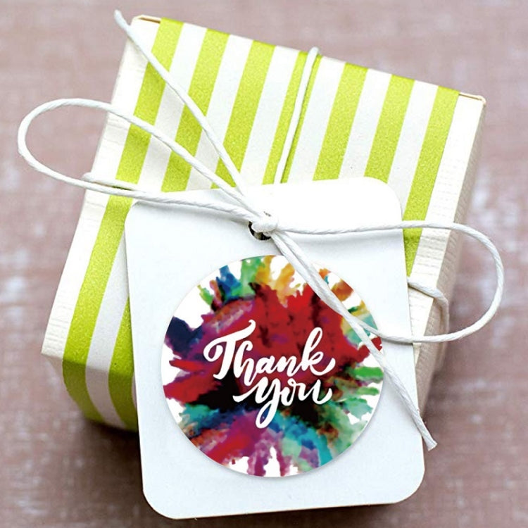 10 PCS Thank You ซองจดหมายสติ๊กเกอร์สายรุ้งมีกาวในตัวพร้อมฉลากตกแต่งงานแต่งงาน, A-173 Stickers