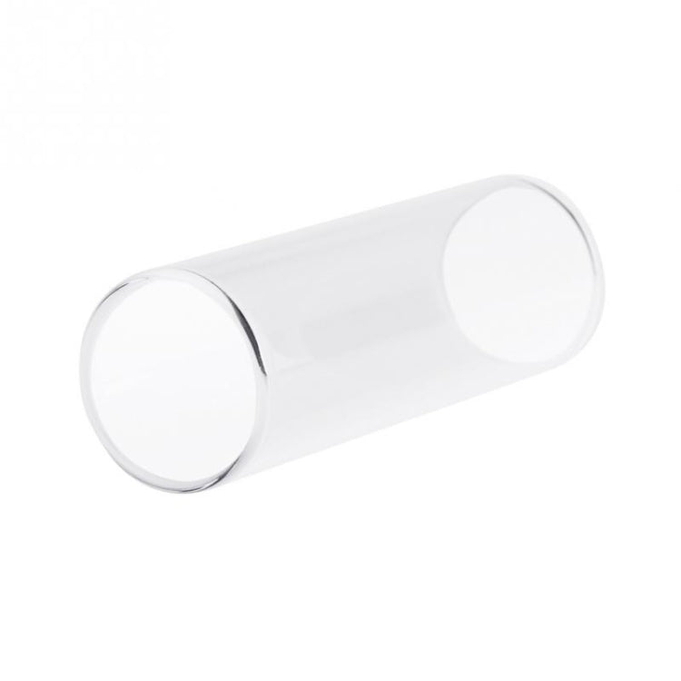 M02219 4 in 1 Plexiglass Slide Bar + Stainless Steel Slide Bar + Celluloid Guitar Finger Pick + Plastic Box Set, Plexiglass Slid Bar