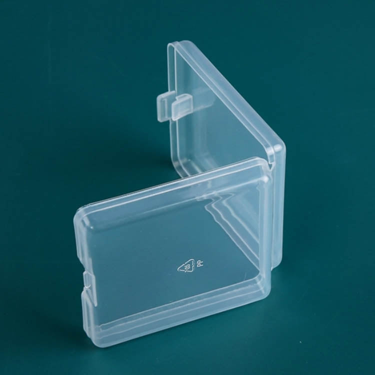 20 ชิ้นพร้อมฝาปิดกล่องพลาสติก PP ใสกล่องเก็บเครื่องประดับ, 20 PCS