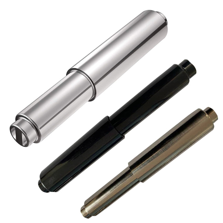 4 PCS Plastic Electroplating Tissue Box Retractable Shaft Core Toilet Tissue Spring Retractable Roll Paper Shaft, สไตล์:, Chrome Stretch, Nickel Wire Drawing, Black