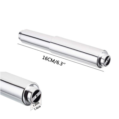 4 PCS Plastic Electroplating Tissue Box Retractable Shaft Core Toilet Tissue Spring Retractable Roll Paper Shaft, สไตล์:, Chrome Stretch, Nickel Wire Drawing, Black
