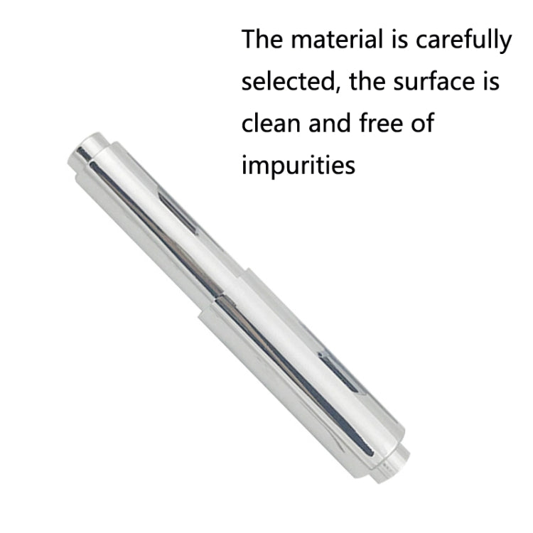 4 PCS Plastic Electroplating Tissue Box Retractable Shaft Core Toilet Tissue Spring Retractable Roll Paper Shaft, สไตล์:, Chrome Stretch, Nickel Wire Drawing, Black