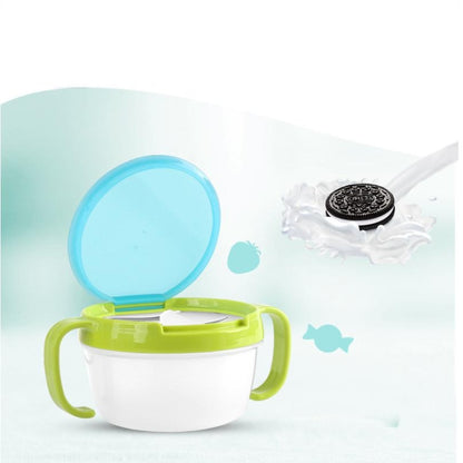 ขนมเด็กชามเด็กเด็กเก็บอาหารจานป้องกันการรั่วไหล 360 หมุนเด็ก Solid Feeding แผ่นบนโต๊ะอาหารเด็ก Stuff