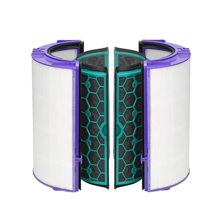 อุปกรณ์เสริมตัวกรองเครื่องฟอกอากาศสำหรับ Dyson TP04 / DP04 / HP04，ข้อมูลจำเพาะ:, 1 set Filter + 1 Set Activated Carbon, 1 Set Filter, 1 Set Activated Carbon