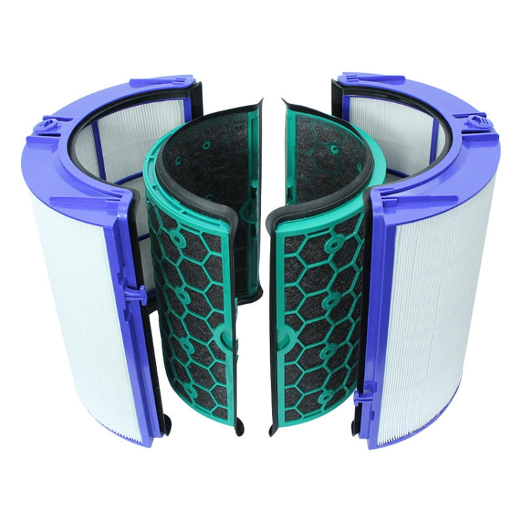 อุปกรณ์เสริมตัวกรองเครื่องฟอกอากาศสำหรับ Dyson TP04 / DP04 / HP04，ข้อมูลจำเพาะ:, 1 set Filter + 1 Set Activated Carbon, 1 Set Filter, 1 Set Activated Carbon