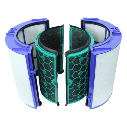 อุปกรณ์เสริมตัวกรองเครื่องฟอกอากาศสำหรับ Dyson TP04 / DP04 / HP04，ข้อมูลจำเพาะ:, 1 set Filter + 1 Set Activated Carbon, 1 Set Filter, 1 Set Activated Carbon