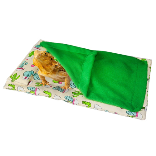ถุงนอนสัตว์เลื้อยคลาน Gecko Lizard พร้อมหมอนหนูแฮมสเตอร์ถุงนอนสัตว์เลี้ยง