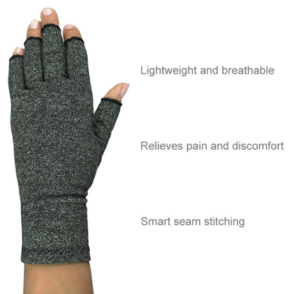 Half Finger ถุงมือขี่จักรยานโรคข้ออักเสบความดันสุขภาพถุงมือยืดหยุ่นสูง Breathable Anti-edema ฟื้นฟูขี่ Glov, L, M, S