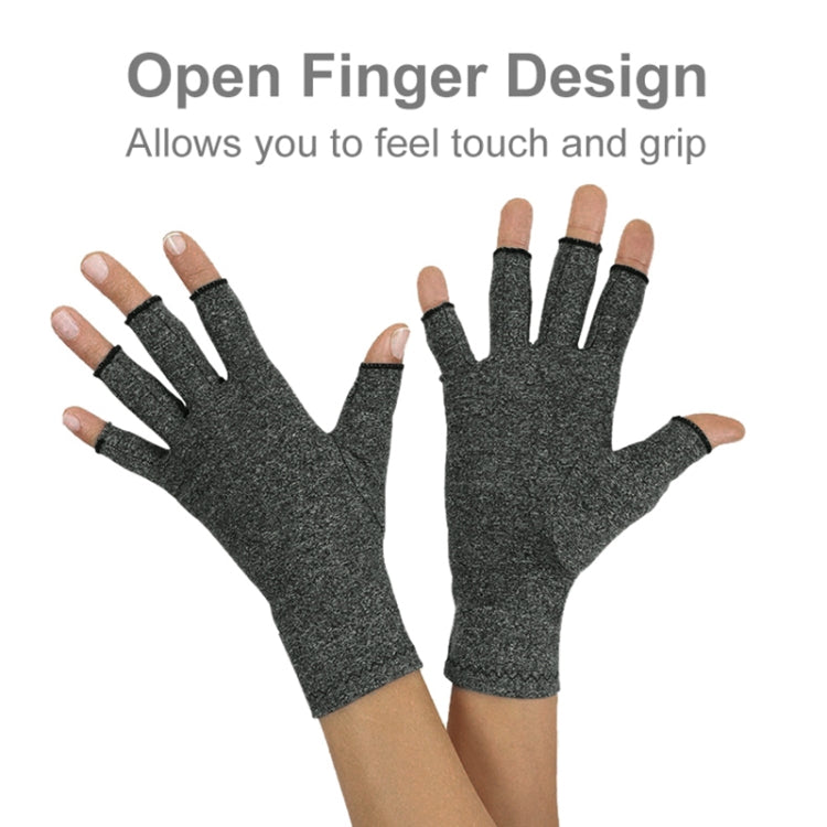 Half Finger ถุงมือขี่จักรยานโรคข้ออักเสบความดันสุขภาพถุงมือยืดหยุ่นสูง Breathable Anti-edema ฟื้นฟูขี่ Glov, L, M, S