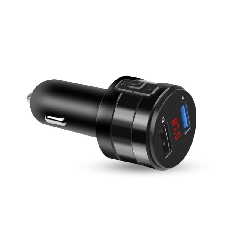 แฮนด์ฟรี Bluetooth ในรถยนต์ เครื่องส่งสัญญาณ FM ในรถยนต์ เครื่องเล่นเพลง เครื่องชาร์จในรถยนต์, X20 Black