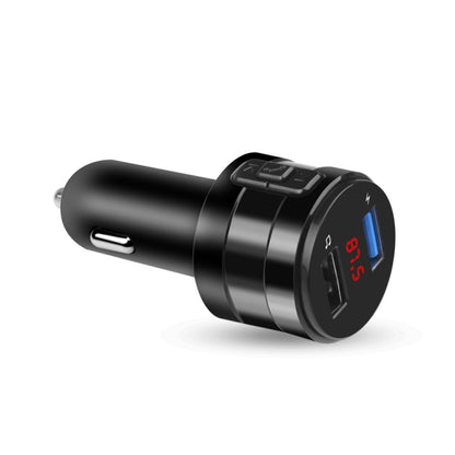 แฮนด์ฟรี Bluetooth ในรถยนต์ เครื่องส่งสัญญาณ FM ในรถยนต์ เครื่องเล่นเพลง เครื่องชาร์จในรถยนต์, X20 Black