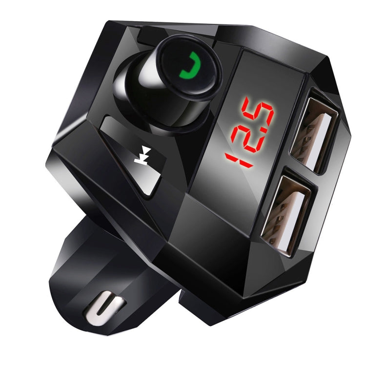 G18 เครื่องเล่น MP3 แฮนด์ฟรีบลูทูธในรถยนต์แบบ Dual USB บลูทูธชาร์จเครื่องส่งสัญญาณ FM ตัวรับสัญญาณบลูทูธ, G18