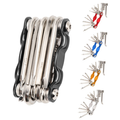 2 PCS BG-9835D จักรยานมัลติฟังก์ชั่นการบำรุงรักษาโค้ง 11 ใน 1 เครื่องมือ Mountain Highway Bike พร้อมเครื่องสกัดกั้นชุดเครื่องมือ, BG-9835D(black), BG-9835D(Red), BG-9835D(blue), BG-9835D(silver), BG-9835D(gold)
