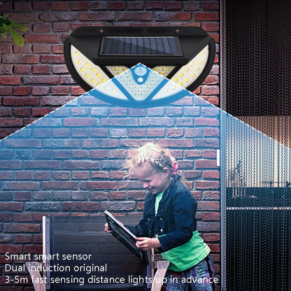 TG-TY074 Solar Human Body Induction Garden Wall Lamp Outdoor Corridor Light, ข้อมูลจำเพาะ:, 118 SMD, 117 COB