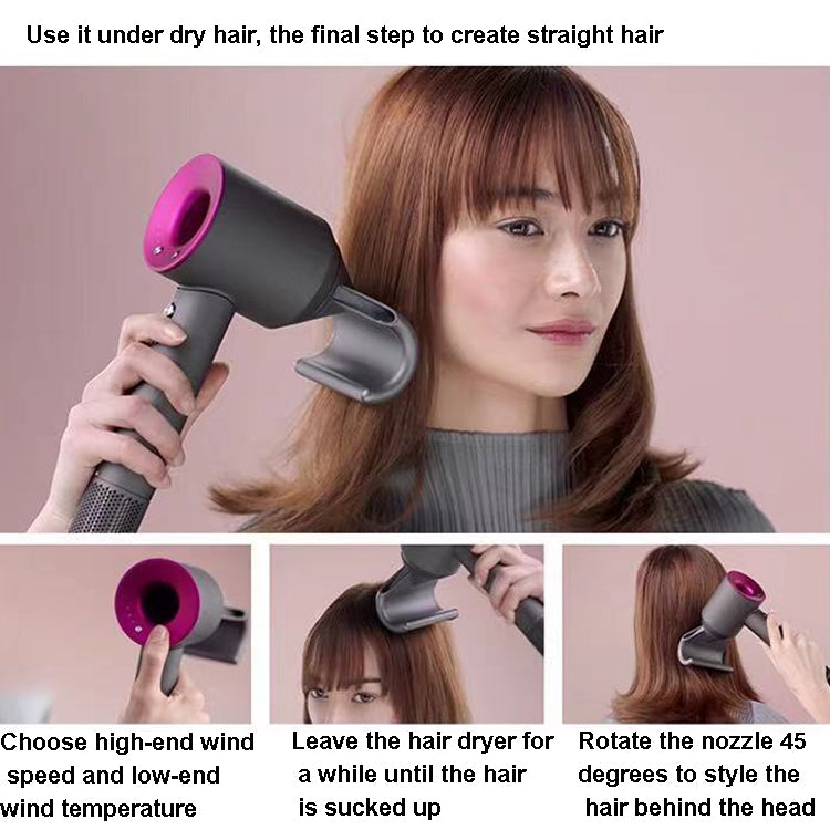 อุปกรณ์เสริมหัวฉีดต่อต้านการยกเครื่องเป่าผมสำหรับ Dyson HD01/02/03/04/08, Anti-Lifting Gray