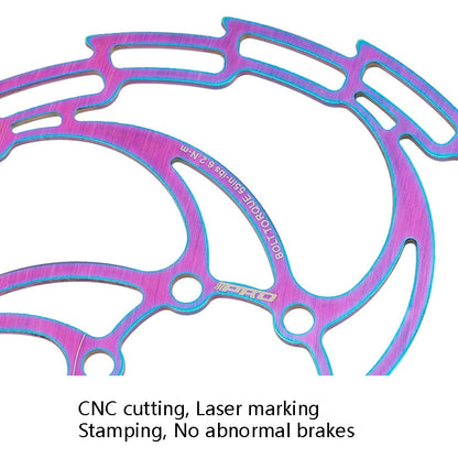 IIIPRO Bike Disc Mountain Bike Hollow Disc Dish Six Nail Brake Pad, สไตล์:, 160mm, 180mm, 203mm
